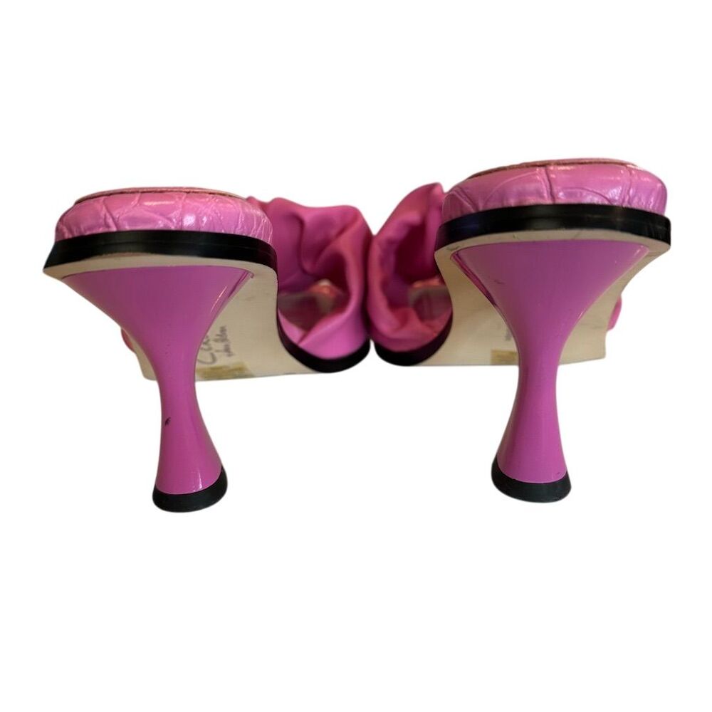 Circus by‎ Sam Edelman Women's purple Pink Ruched Mule Heels Size 6.5 - Picture 7 of 9
